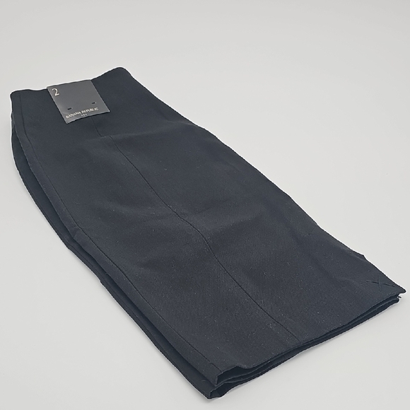 NEW W/ TAGS Banana Republic Black Skirt Size 2 - Picture 3 of 8